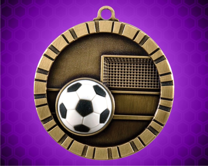 2 inch Soccer 3-D Medal