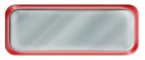 Blank Shiny Silver Nametag with a Shiny Red Metal Border