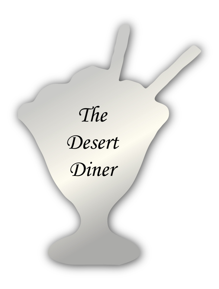 Smooth Plastic Dessert 1 Shape Name Tag - 2.7 x 2 inches