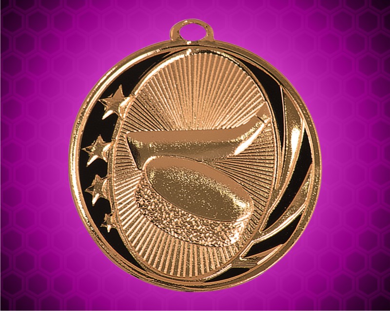 2 inch Bronze Hockey Laserable MidNite Star Medal