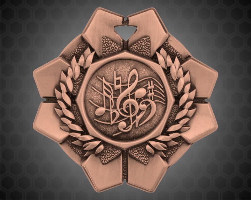2 inch Bronze Music Imperial Medal