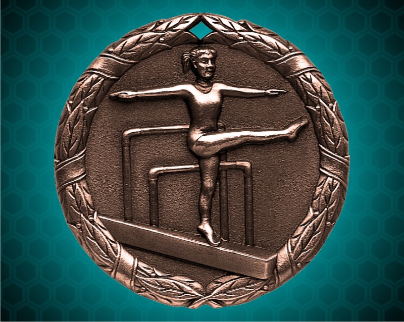 1 1/4 inch Bronze Gym XR Medal