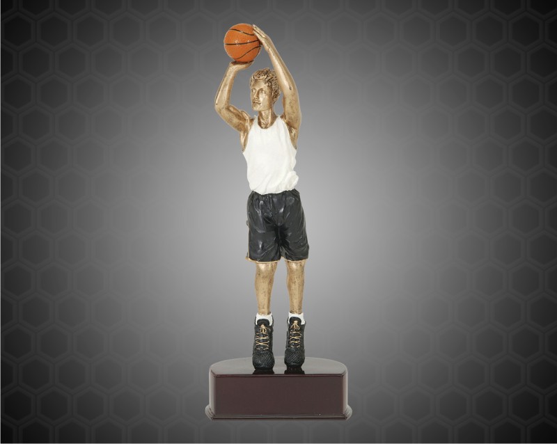 Male Action Color Basketball Resin