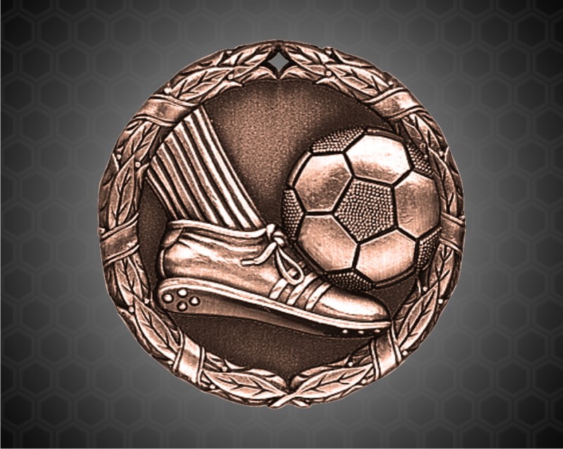 2 inch Bronze Soccer XR Medal