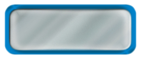 Blank Shiny Silver Nametag with a Shiny Blue Metal Border