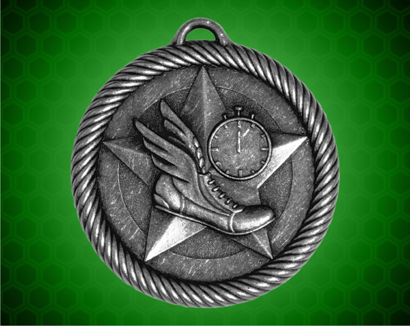 2 inch Silver Track Value Medal