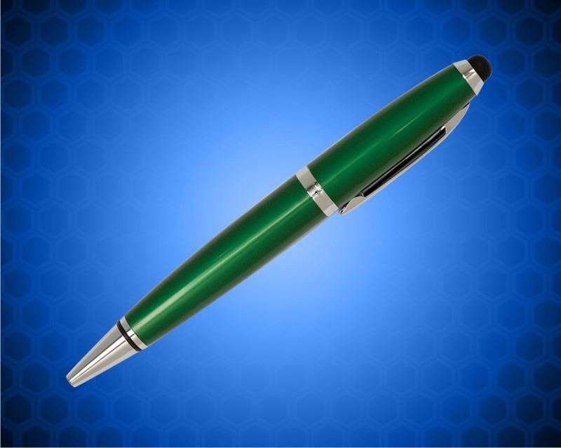 5 3/8 inch Stylus Green Pen
