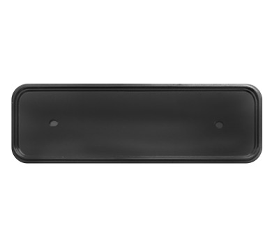 Black Plastic Name Tag Frames